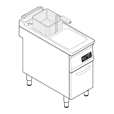 FRITÉZA ELEKTRICKÁ DIG.OVL.13 LT 1/2 MODUL NA PODESTAVBĚ